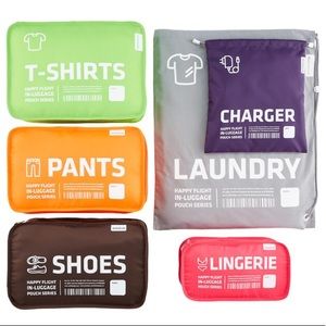 6 Piece Packing Cube Set